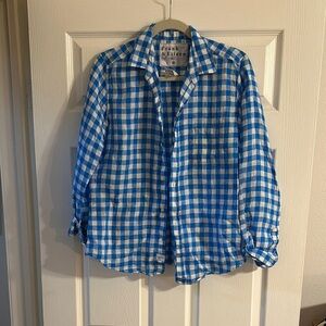 Frank & Eileen Blue Checkered Shirt